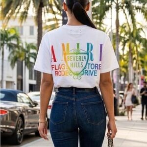 NWT Amiri Beverly Hills Logo Shirt